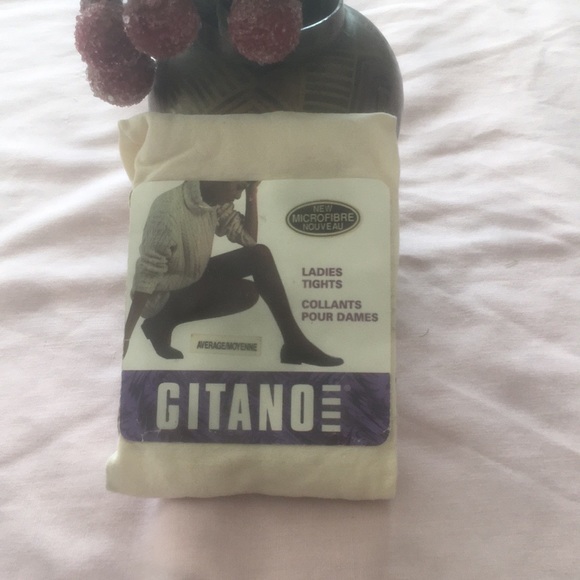 🇨🇦 MICROFIBRE LADIES TIGHTS - IVORY/PEARL - Picture 12 of 15